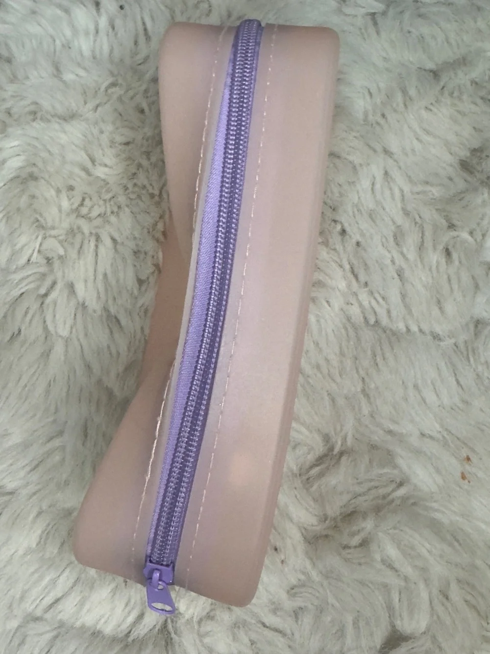 Lavender Zip Cosmetic Pouch - Women Accessories